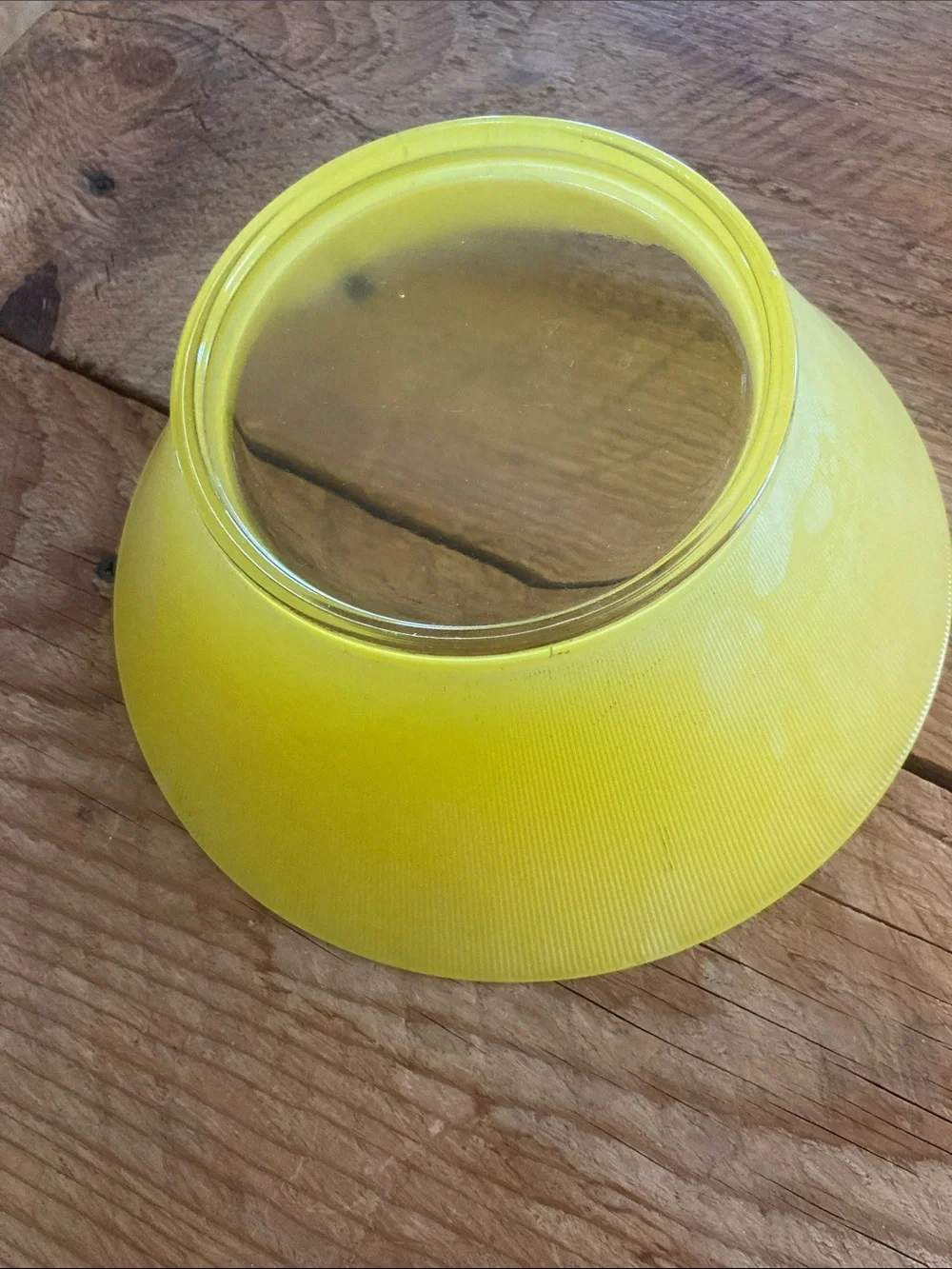Yellow Glass Serving Bowl - Home Kitchen
